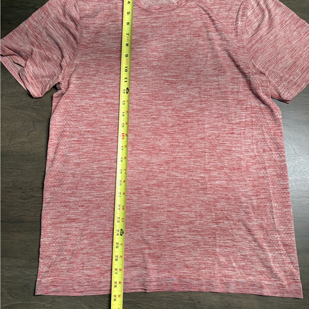 Lululemon Metal Vent Tech Surge Short Sleeve Royal Ruby / White Size Large Men’s - Picture 13 of 13
